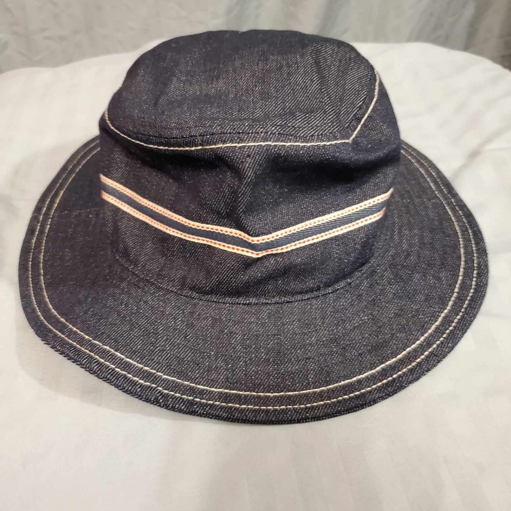 KANGOL Denim Stitch Bucket Hat - Never Worn